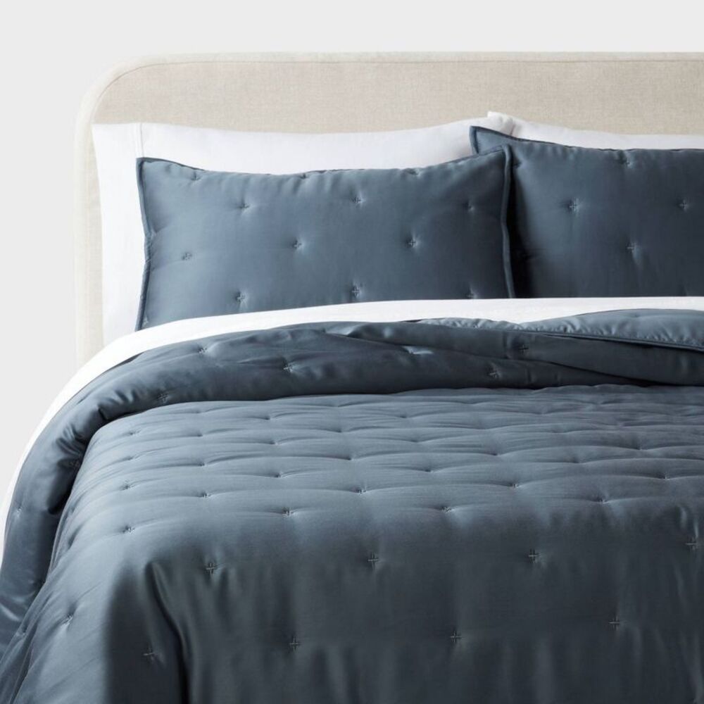 Slate Blue Full Size Comforter Set